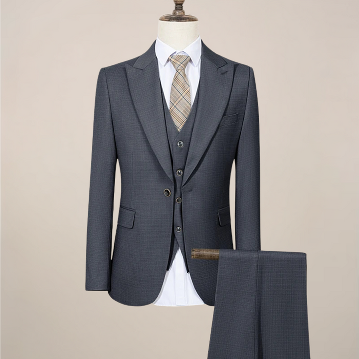 Elegant Grön Kostym Herr | Tredelad Slim Fit Design för Formella Evenemang 6