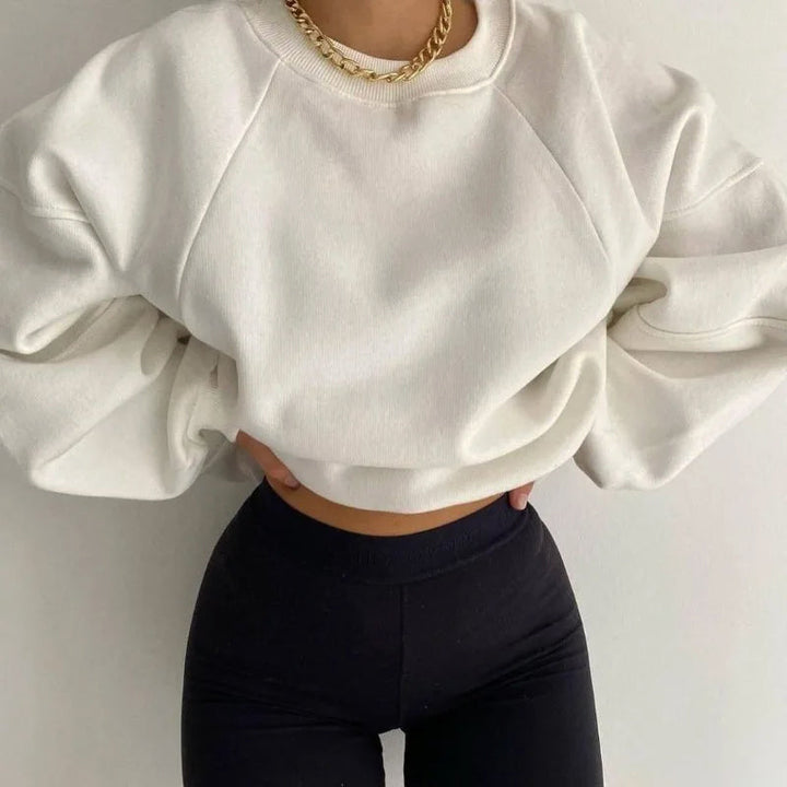 Elegant Lindex | Stickad Dam Tröja med Rund Hals och Mjuk Känsla | Perfekt för Vardagsstil 1