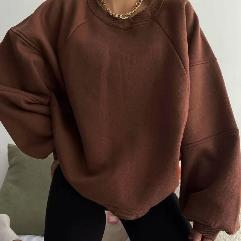 Elegant Lindex | Stickad Dam Tröja med Rund Hals och Mjuk Känsla | Perfekt för Vardagsstil 4