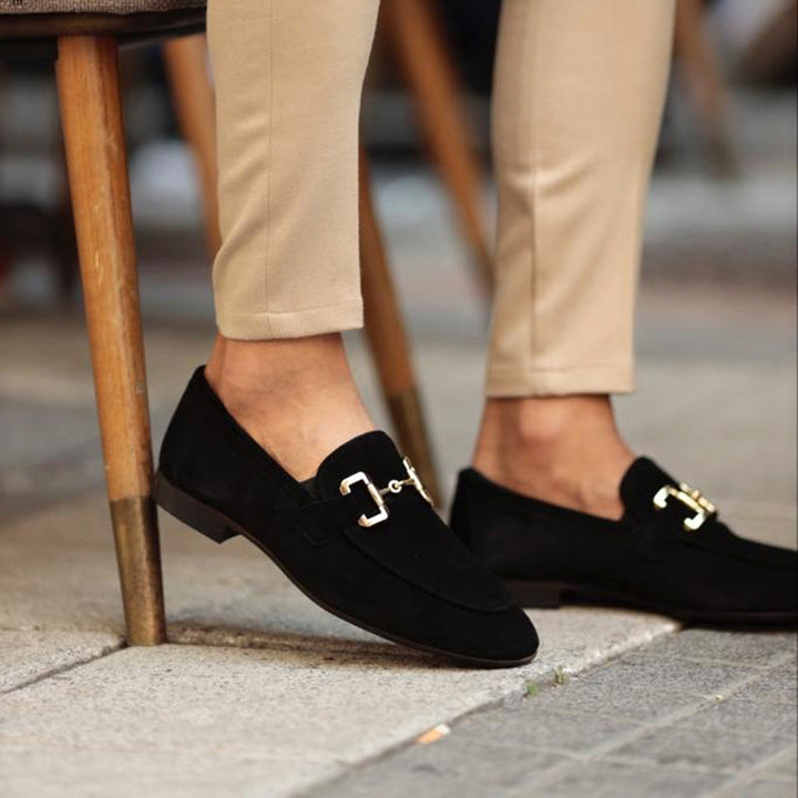 Eleganta Mandeltå Loafers för Män med Hästbitsdetalj | Perfekt för Semi-Formella Tillfällen 5