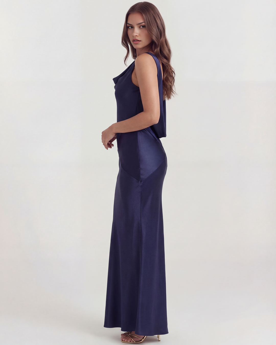 Ella | Elegant Draperad Maxiklänning 4