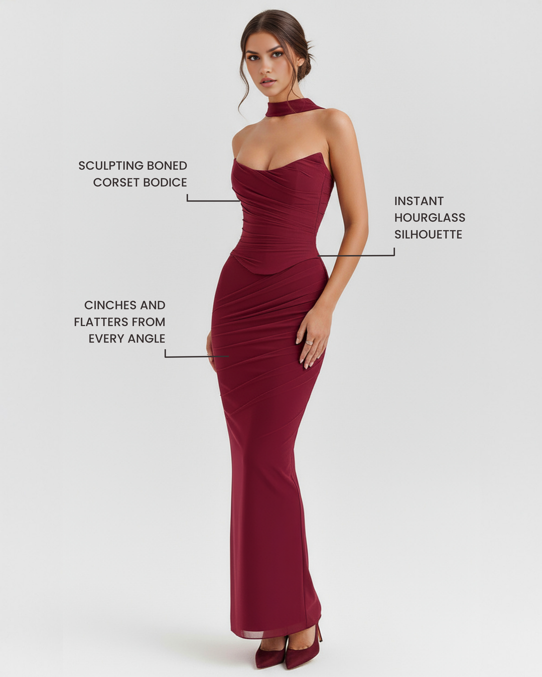 Ella | Modern Elegant Three-Piece Maxi Set 1