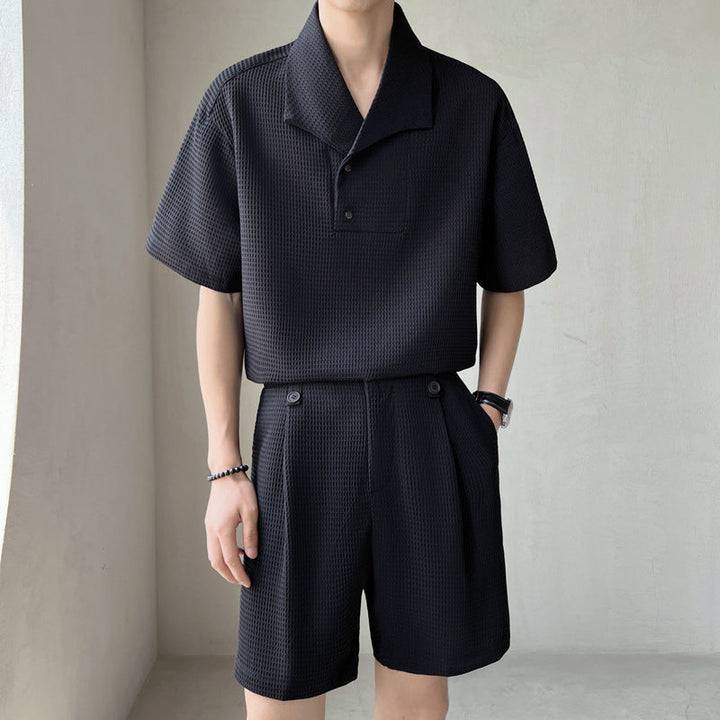 Ethan | Avslappnad T-shirt och Shorts Set i Mjuk Bomull 4