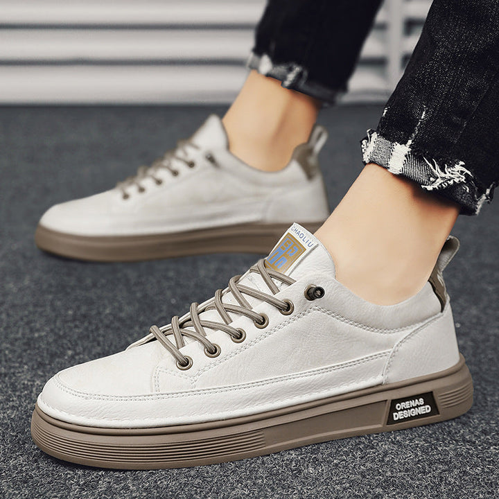 Ethan | Låga Slip-On Sneakers med Gummisula 0