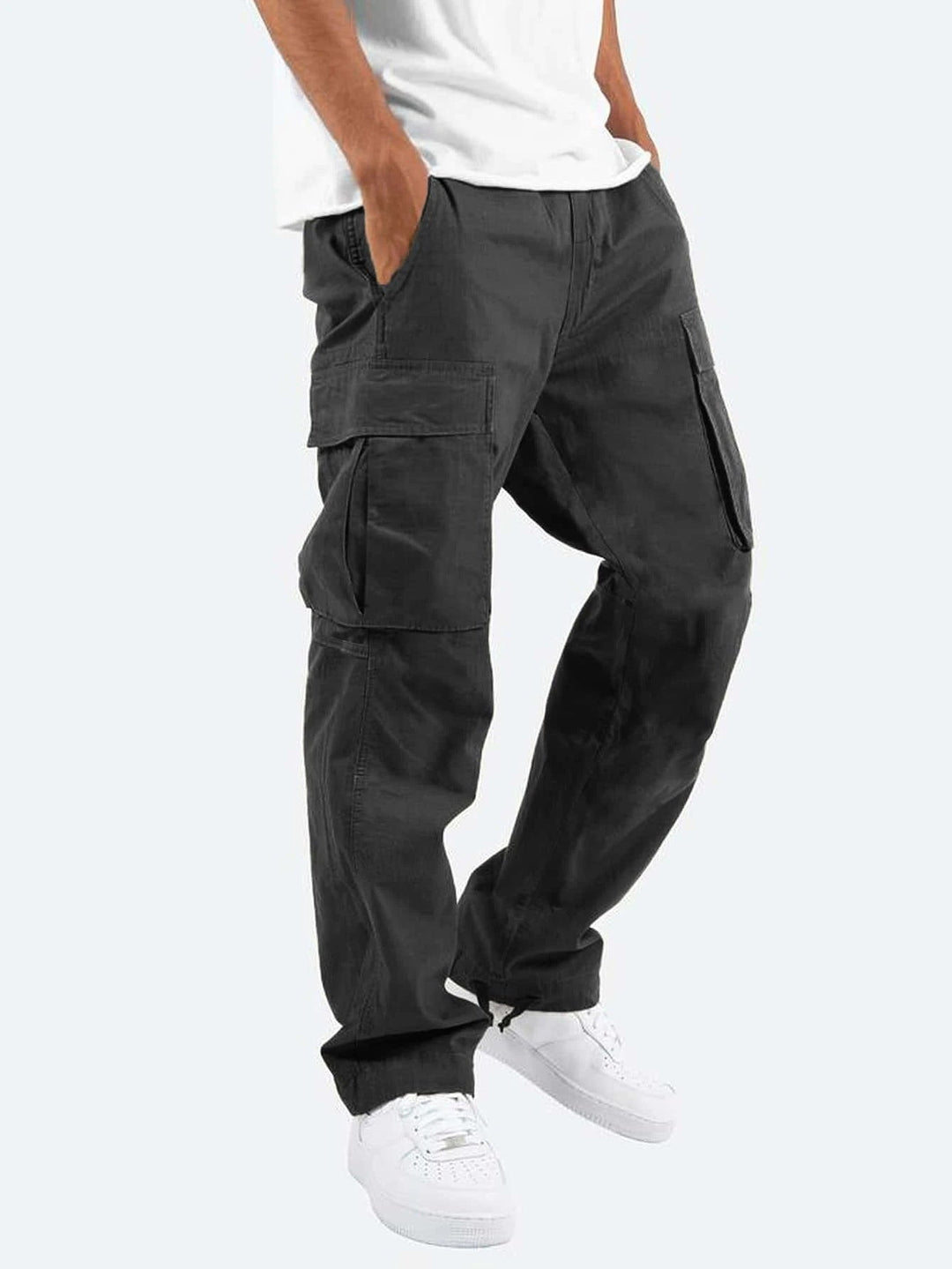 Ethan | Stretchiga Cargobyxor med Flera Fickor 0