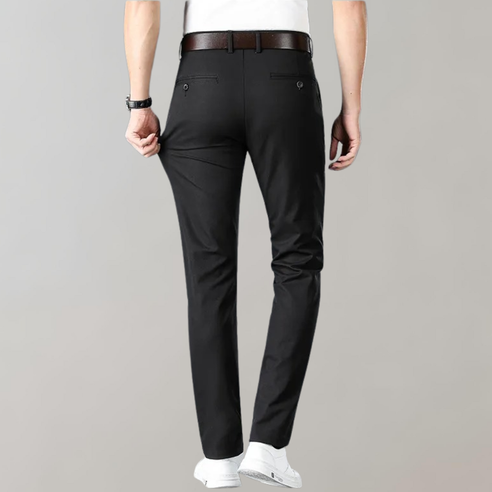 Moderna Arbetsbyxor Herr | Slim Fit med Avsmalnande Ben | Professionell Look för Kontor och Möten 7