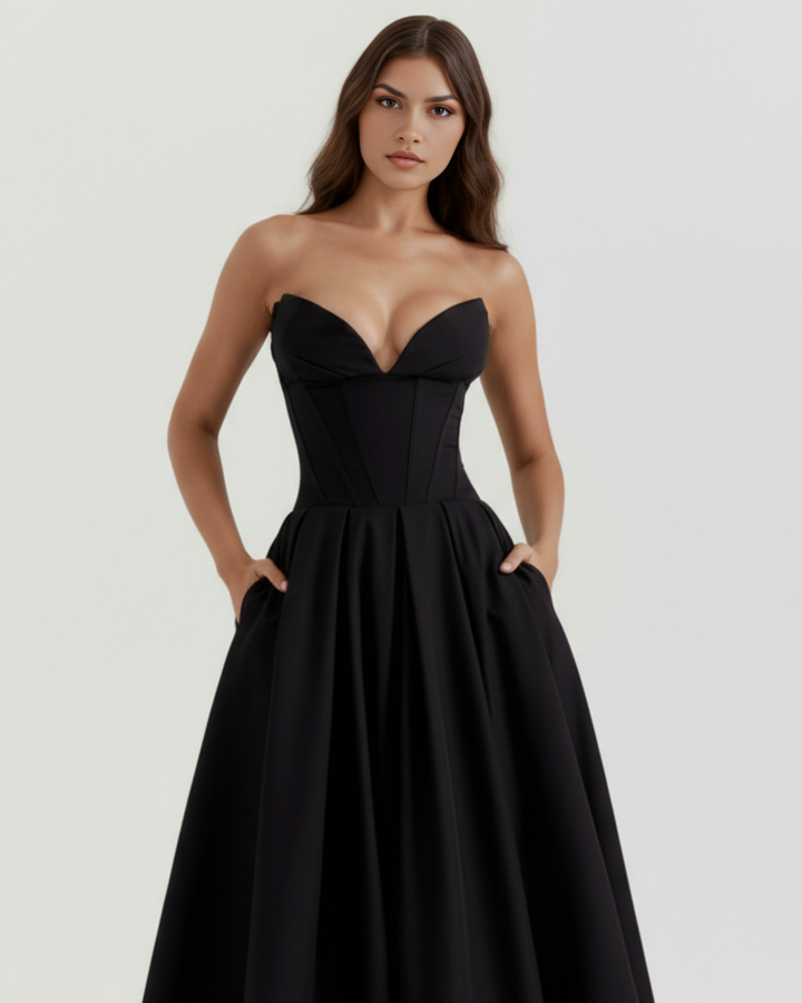 Sophia | Elegant Voluminös Klänning 3