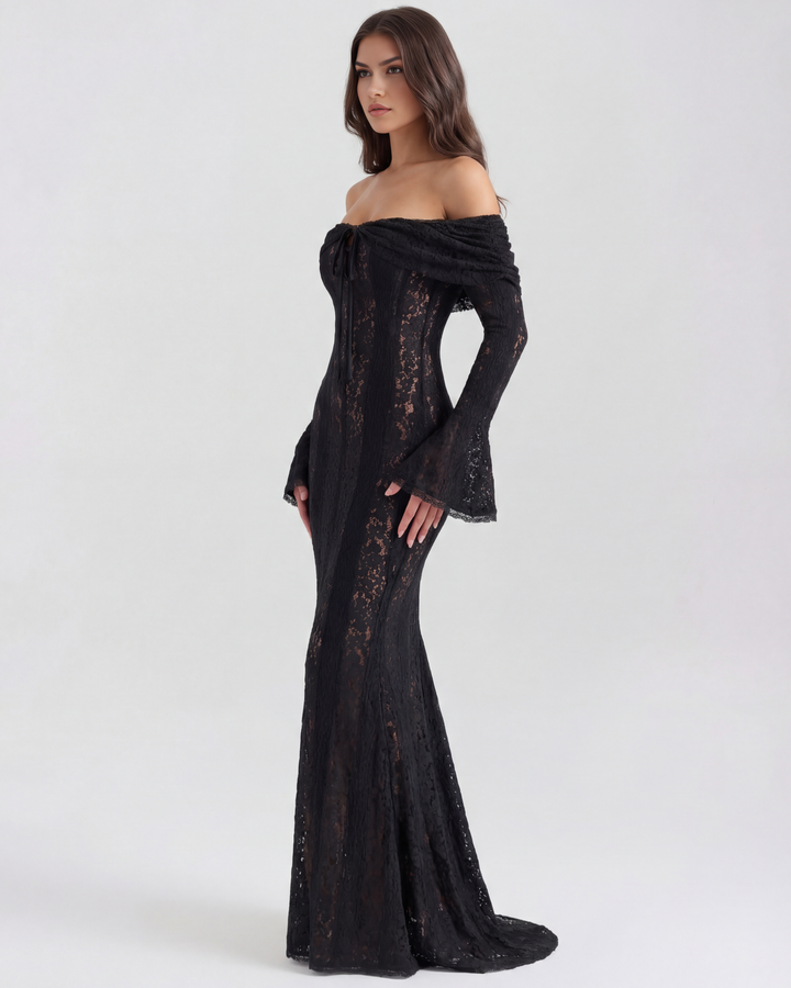 Sophie | Elegant Off-Shoulder Maxiklänning 1