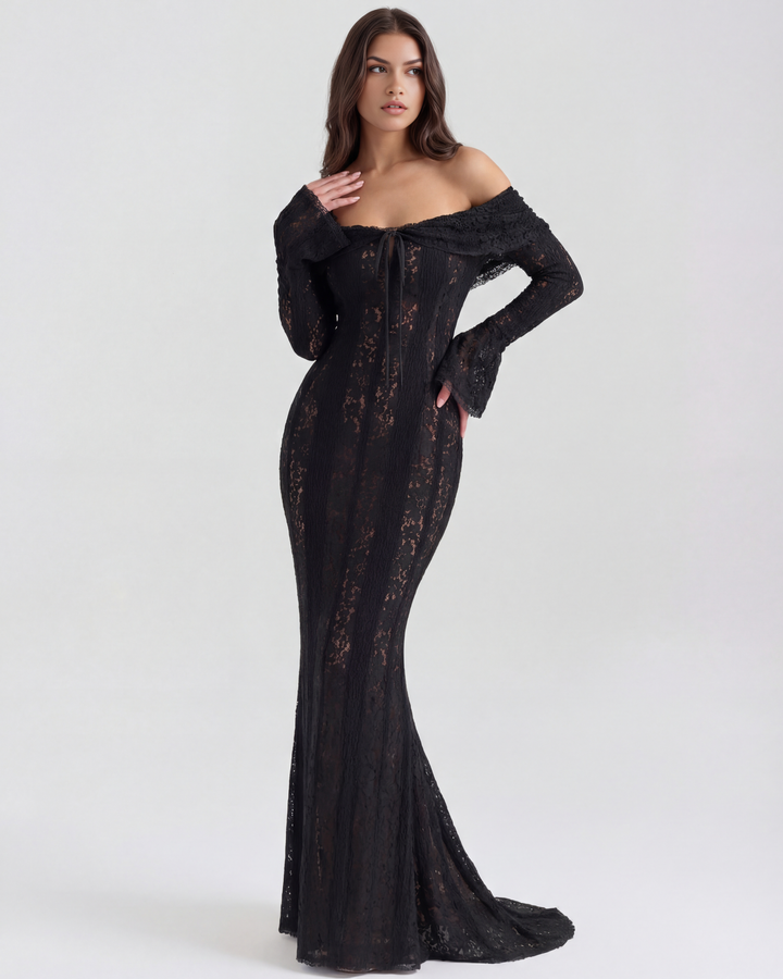 Sophie | Elegant Off-Shoulder Maxiklänning 3