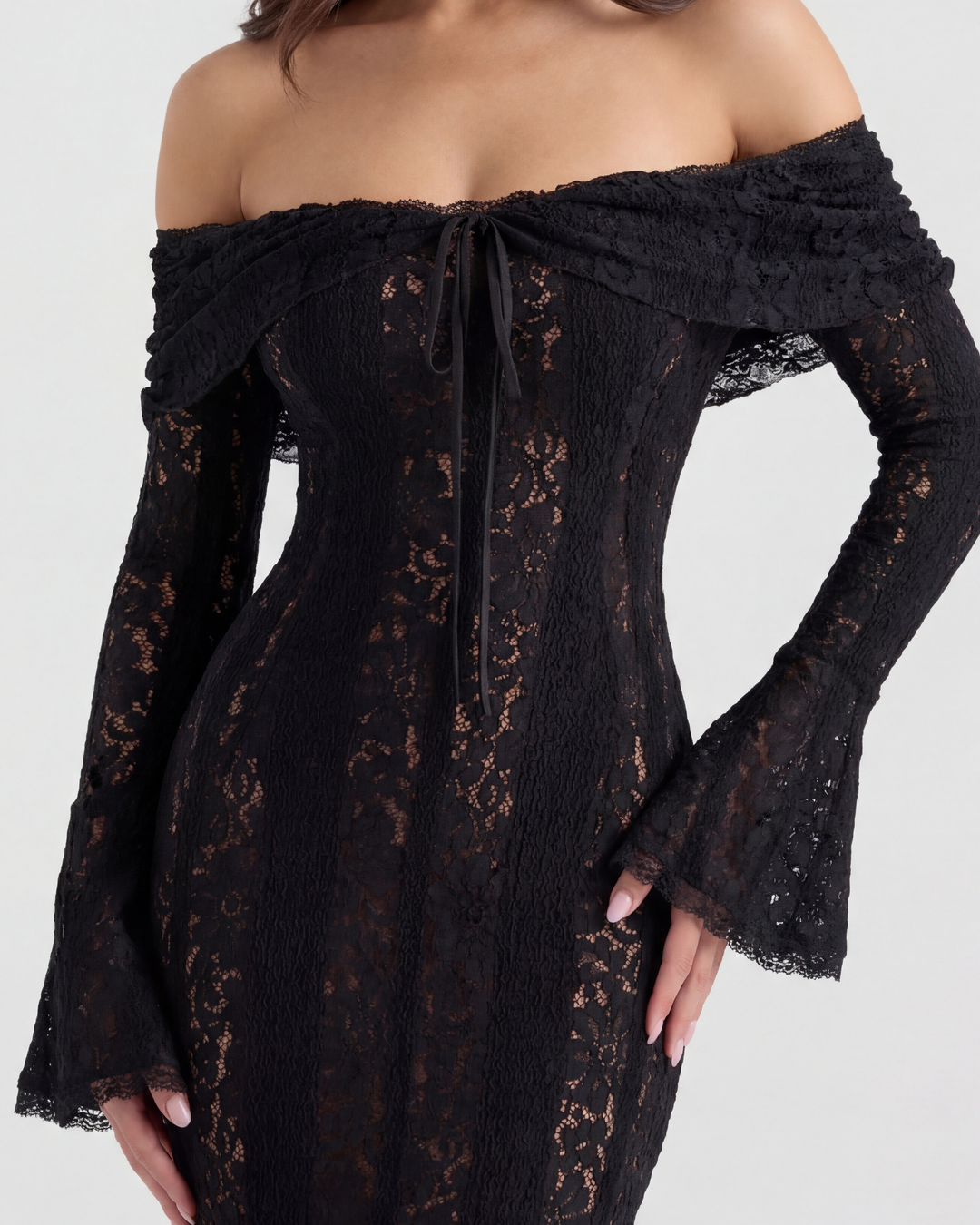 Sophie | Elegant Off-Shoulder Maxiklänning 5