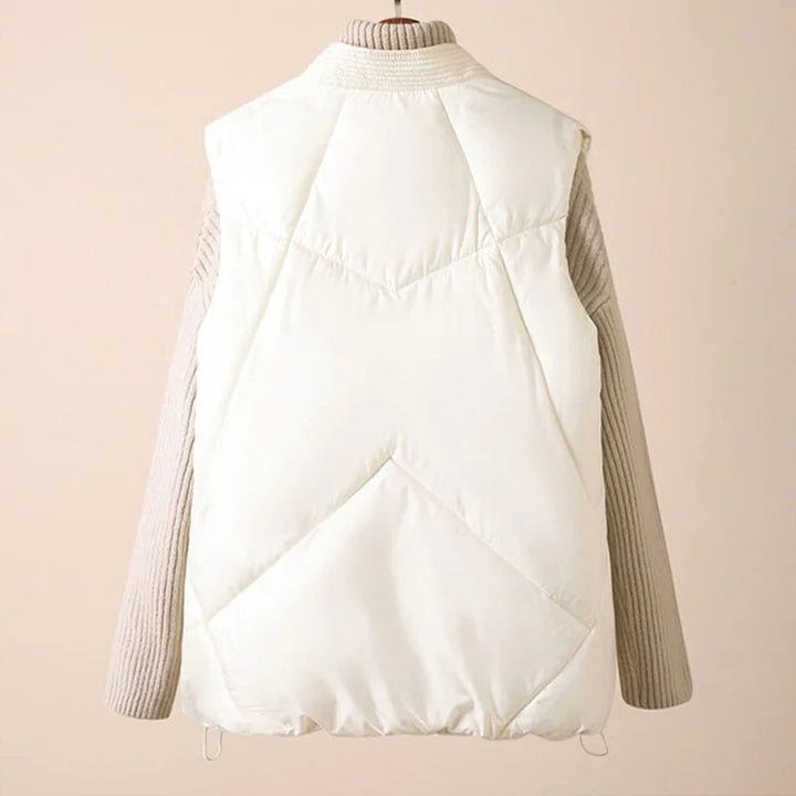 Sophie | Quiltad Höstväst med Knytbälte och Sidofickor för Dam 6