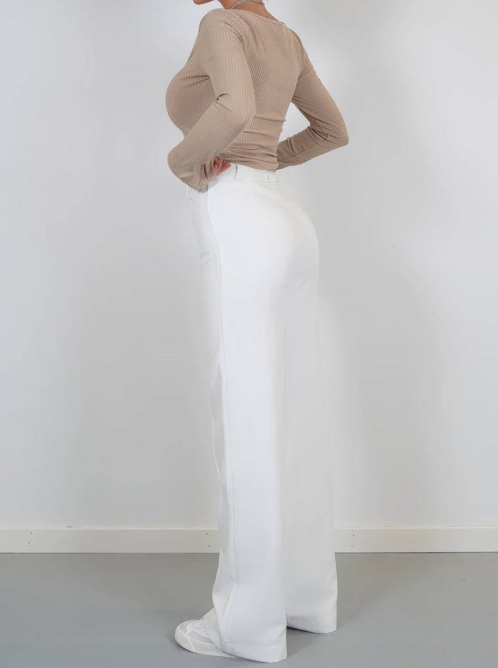 Tidlösa Vida Ben Byxor Dam med Skrynkbeständig Yta | Elegant &amp; Bekväm Stil 3