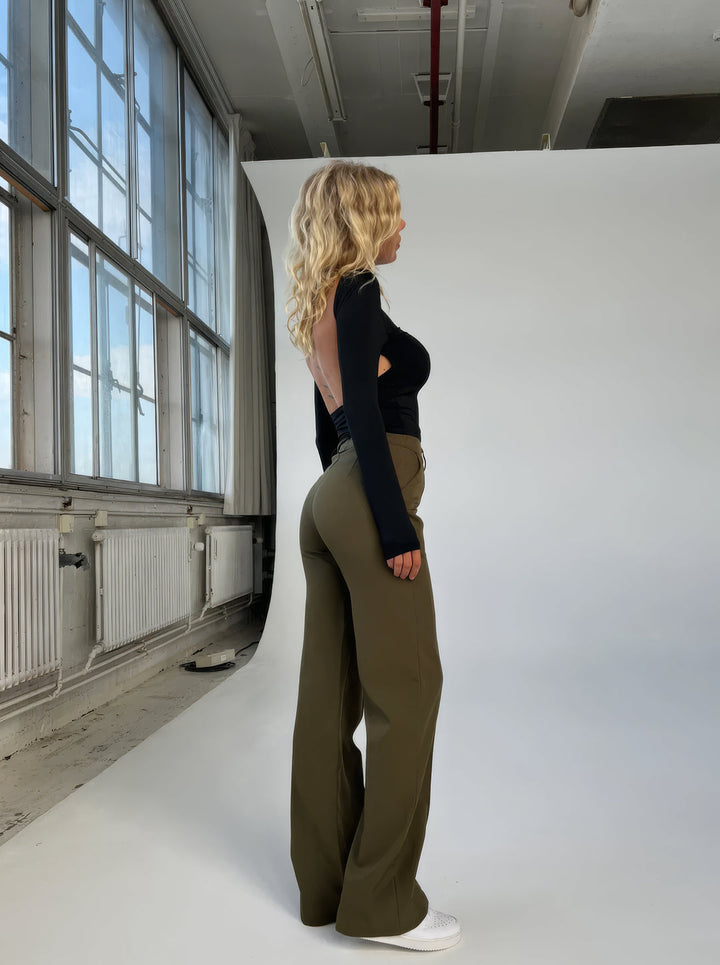 Tidlösa Vida Ben Byxor Dam med Skrynkbeständig Yta | Elegant &amp; Bekväm Stil 4
