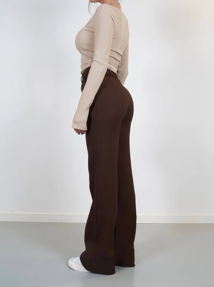 Tidlösa Vida Ben Byxor Dam med Skrynkbeständig Yta | Elegant &amp; Bekväm Stil 7