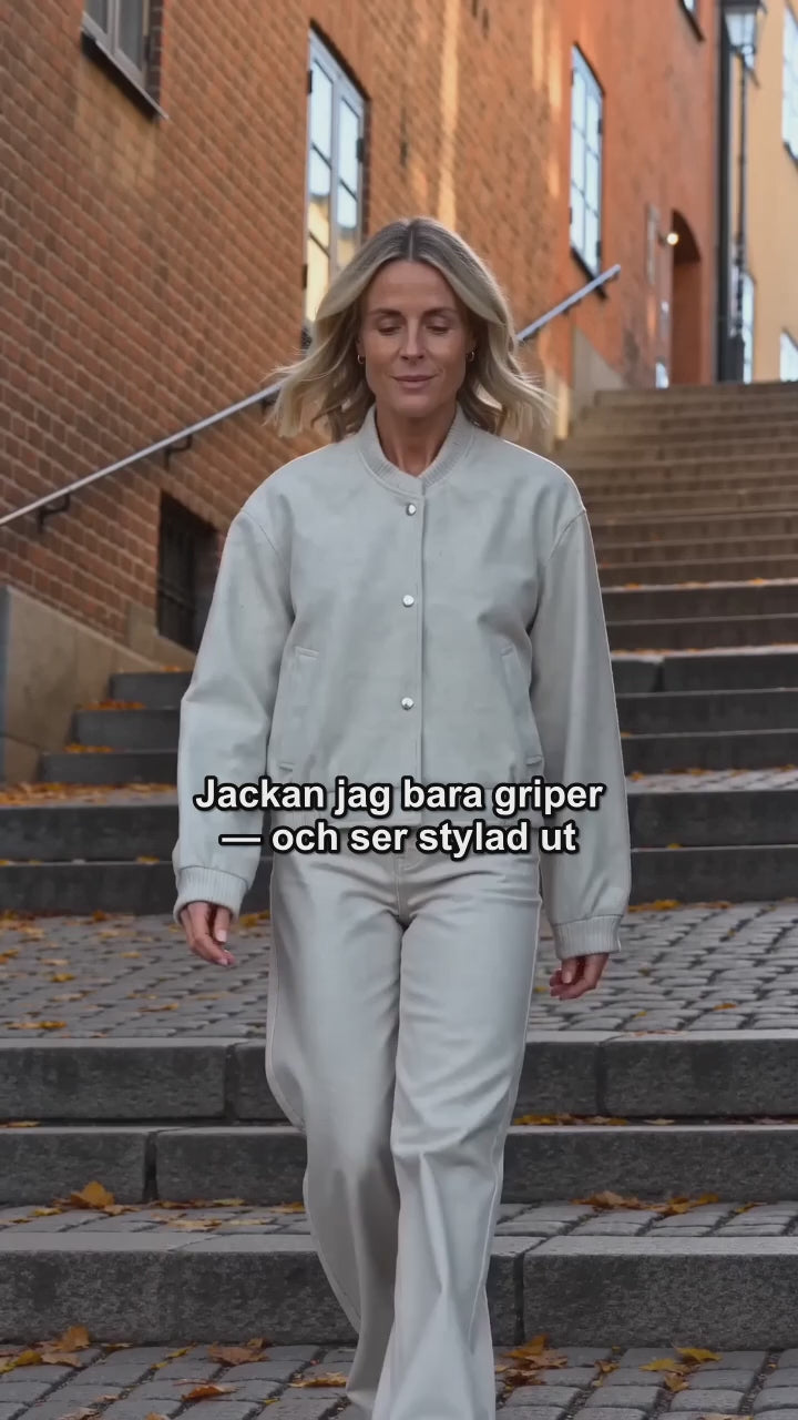 Blouson bomber court pour femme | Design sportif en matière légère pour un confort tendance